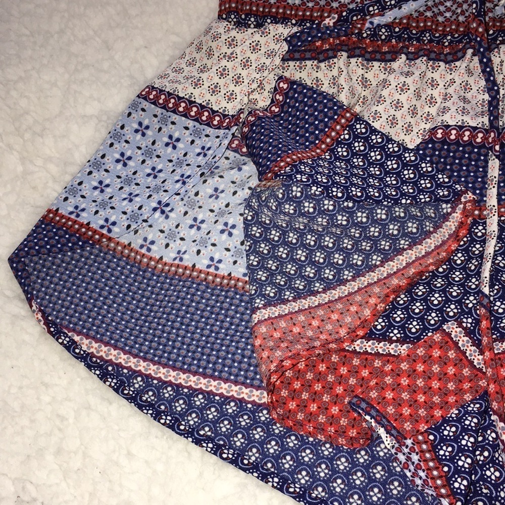 Lovely day Aztec shorts lounge/bed/everyday shorts bandanna western flowy small‌ - Picture 3 of 7